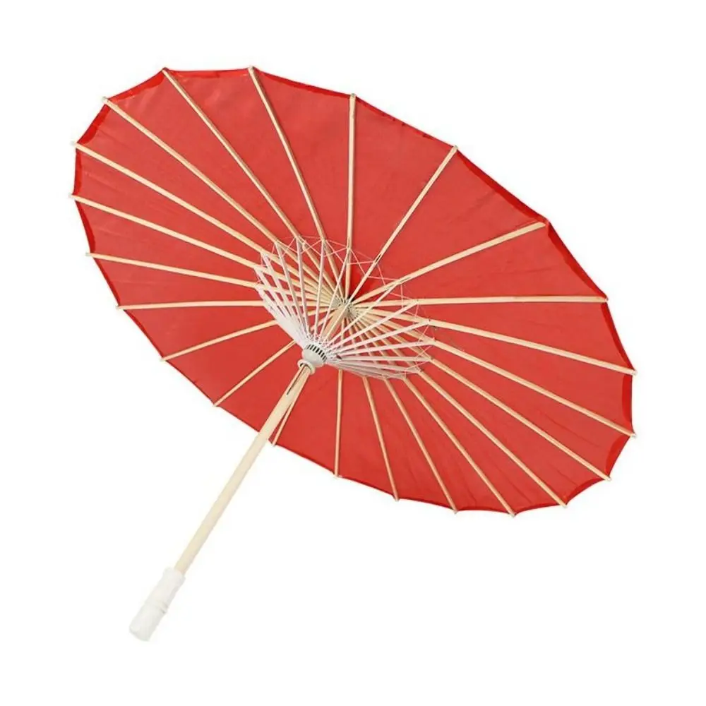 56cm Umbrella Fan Silk Cloth 10 Colors Cosplay Hanfu Oil Paper Umbrella Chinese Antique Style Prop Dance Umbrella