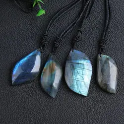 Stone Craft Natural Labradorite Raw Stone Polishing Geometric Shape Crystal Labradorite Exquisite Natural Training Stone