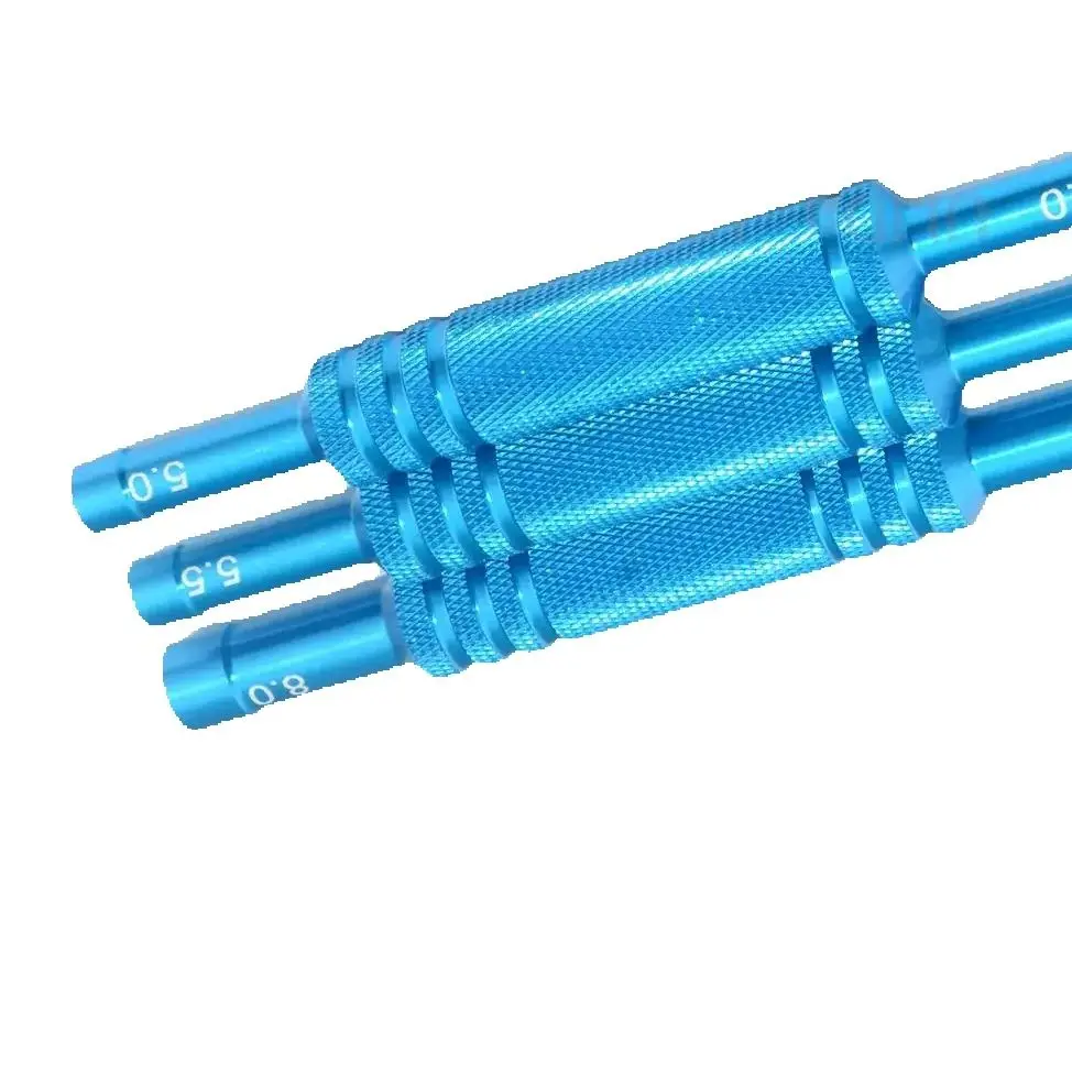 3Pack Aluminum Alloy Double Head RC Car Repair Hexagon Sleeve Screwdriver Hex Wrench Tool 4.0/5.0/4.5/5.5/7.0/8.0mm Assorted