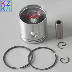 6L5-11631 Piston Set (STD) 6L5-11631-00, 6L5-11610-00-00 For Yamaha 3HP Outboard Engine 2 Stroke 6L5-11631 6L5-1163100 46MM