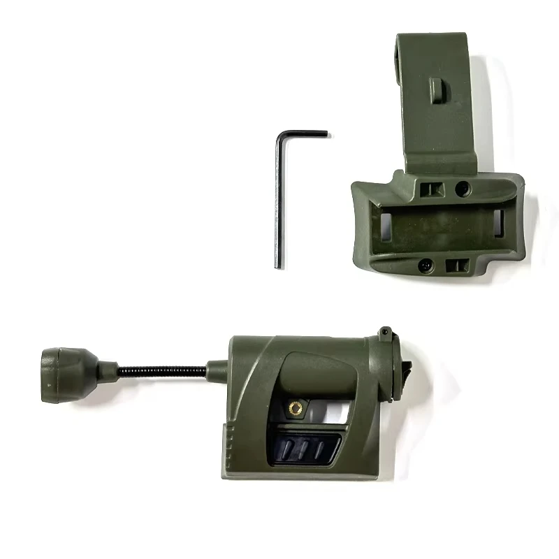 MPLS CHARGE Jagdhelm-Taschenlampe 3 Modi LED Taktische Helm-Kopflampe Energiesparende Outdoor-Stirnlampe – Detail 5