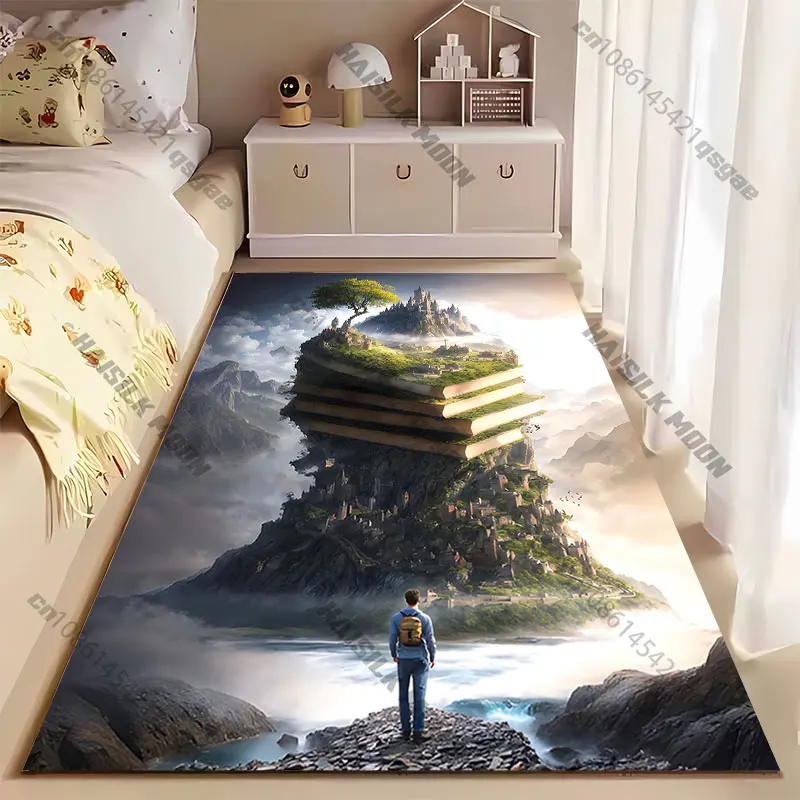 Journey knowledge imagination fantasy adventure carpet Yoga living room room decor children's crawling mat doormat area rug