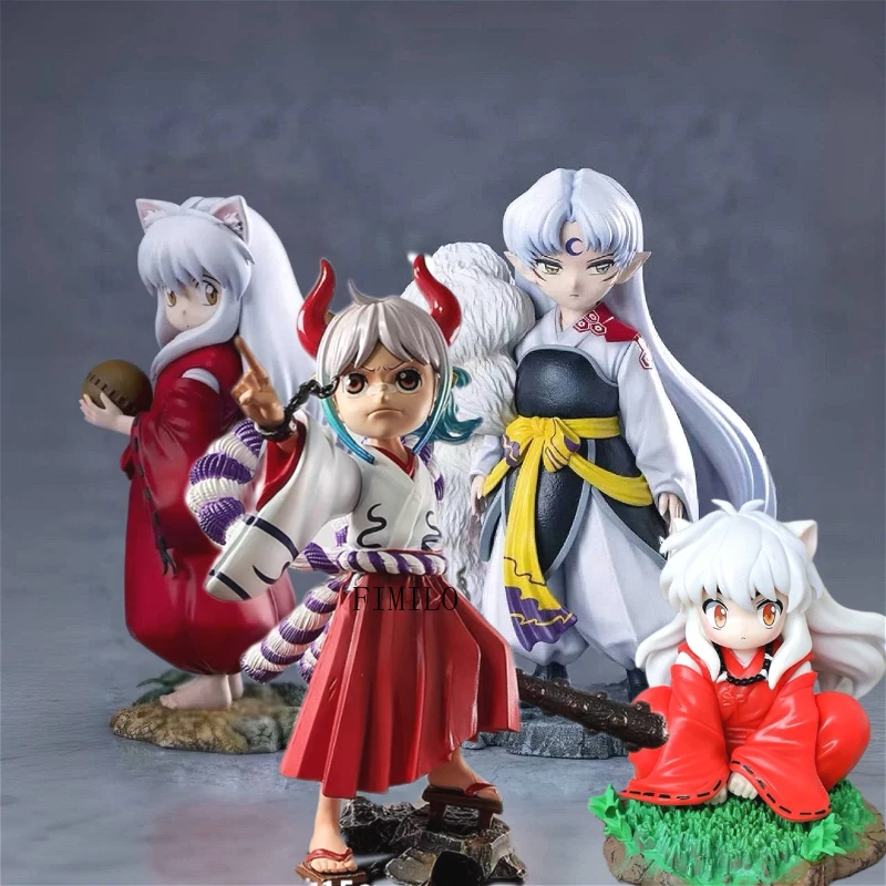 

Anime Inuyasha Action Figure Childhood Inuyasha Figures Noodle Stopper Model PVC Collection One Piece Model Peripheral Toys Gift