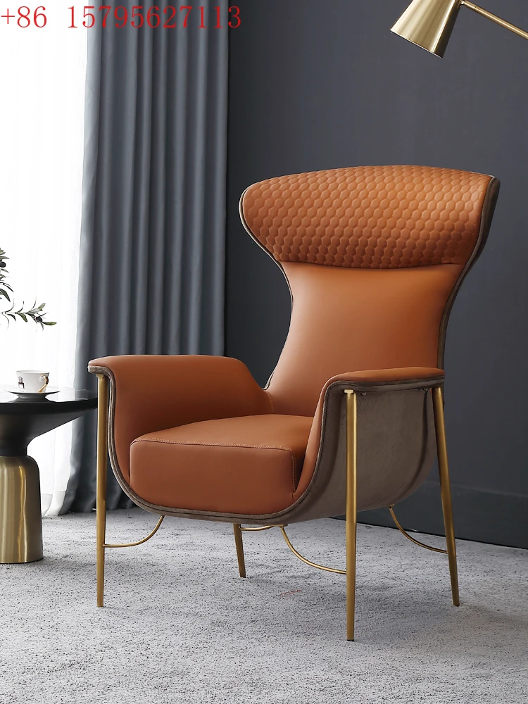 

Легкий роскошный стул для отдыха, дизайнерский одиночный диван, кресло, балкон, ленивый итальянский легкий роскошный постмодернистский скандинавский стул для отдыха