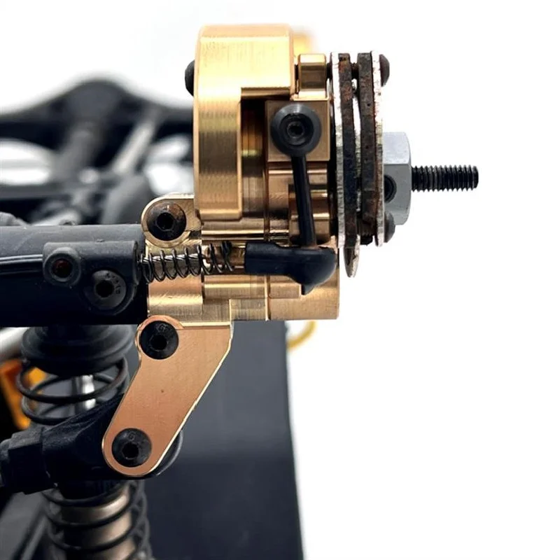 YK4106 YK4107 1/10 YK4106 YK4107 Yikong pièces de voiture télécommandées mise à niveau couvercle d'engrenage de tasse d'essieu arrière en laiton