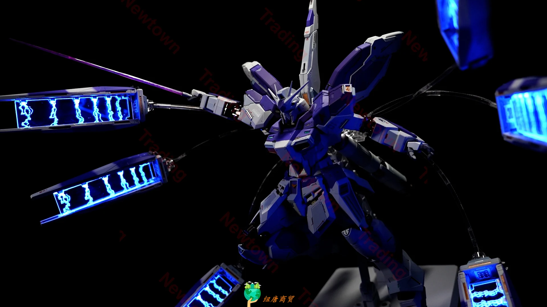 

48-часовая доставка Светодиодный блок Kosmos RGB для 1/100 RX-93 Nu Gundam Ver.Ka