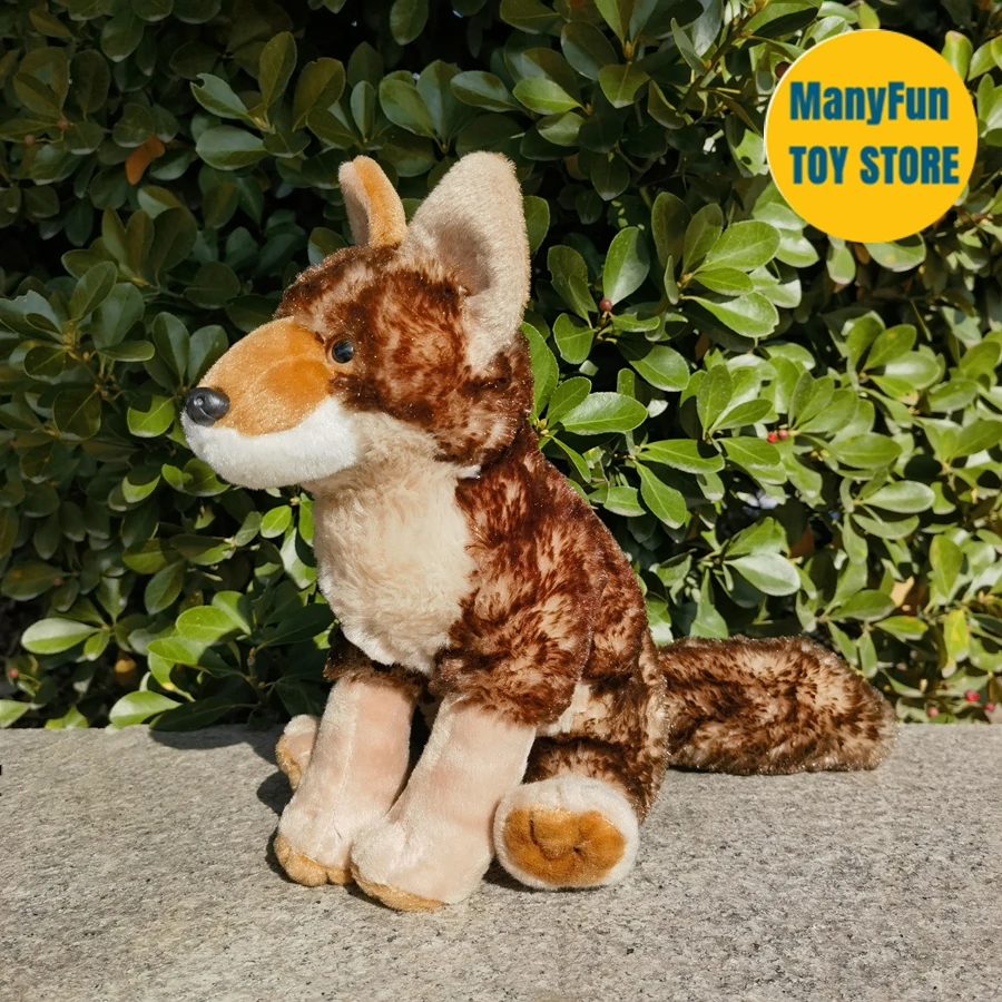 ตุ๊กตาหมาป่าสีเทา ตุ๊กตาหมาป่าคุณภาพสูง ตุ๊กตาหมาป่าเหมือนจริง ตุ๊กตาสัตว์จำลอง ตุ๊กตาหมาป่าน่ารัก ของขวัญสำหรับนักสะสม