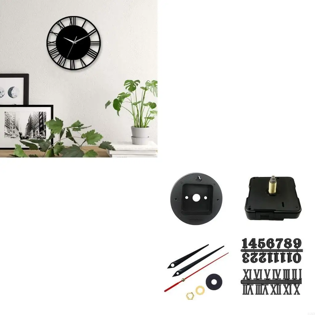 62KD Type Silent Wall Clock Movement Mechanism Replacement Clock Motor Repair Accessories 6 Sizes Shafts
