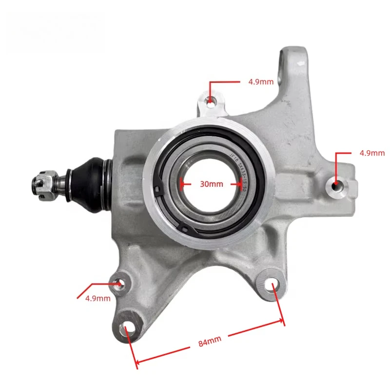 New  Right Steering Knuckle Assembly Aluminum Alloy Compatible for Yamaha for Grizzly 550 700 for Kodiak 700 OEM 2BG-F3502-10-00