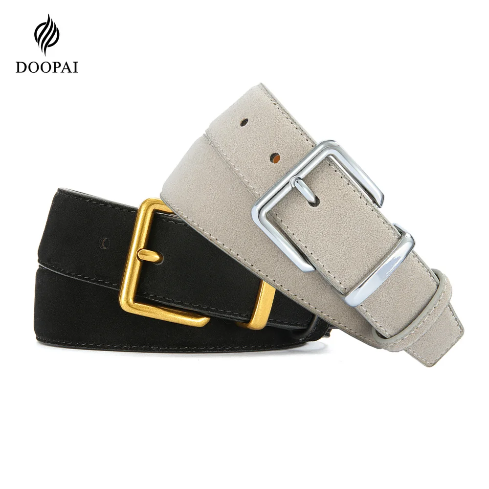 Men's PU Leather Belt Fashion Automatic Buckle Belt for Popular Business High Quality Male Belt Multi Color 105 115 125 135cm