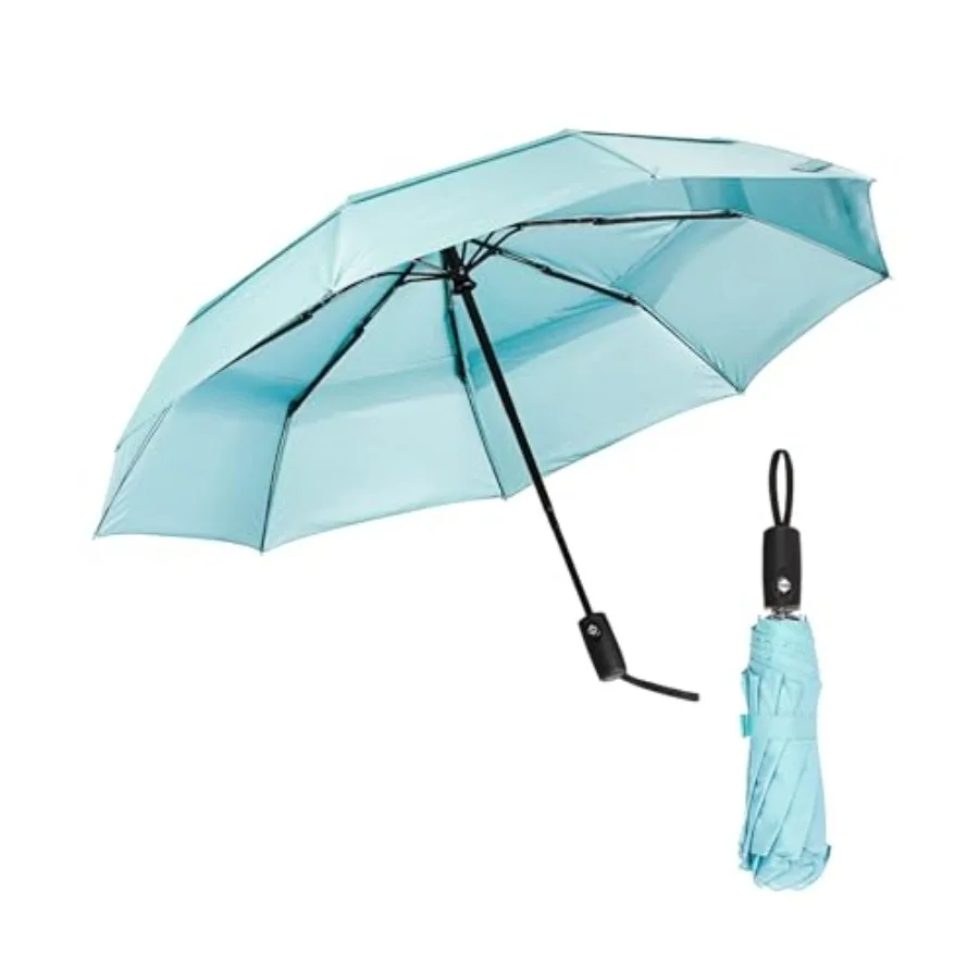 

Mr. Pen- Windproof Travel Umbrella, Small Water-Resistant Automatic Folding Umbrella for Rain and Sun, Light, Compact and Porta