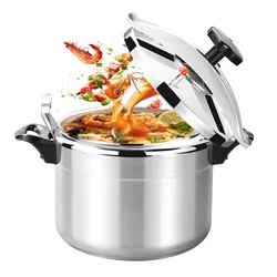 3L/5L Aluminium Alloy Kitchen Pressure Cooker for Gas Stove Cooking Energy-saving Safety Protection Outdoor Camping Cookware