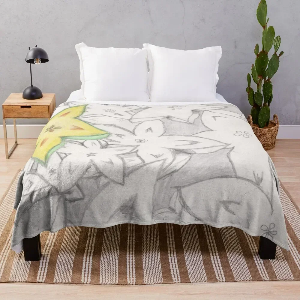 carambola - massimo Throw Blanket Summer Beddings Designers Heavy Blankets