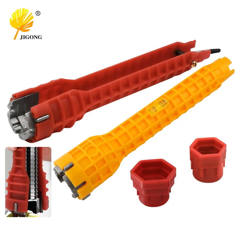 Water heater sink wrench, movable wrench, wrench with level, faucet sleeve wrench disassembly tool