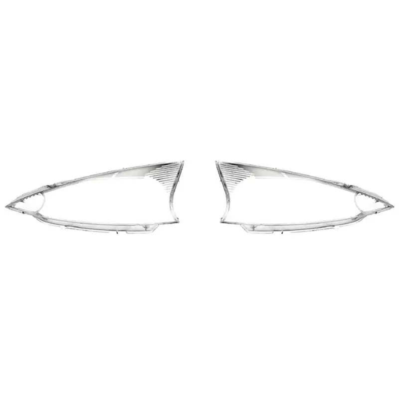 

AB98-1Pair Front Headlight Lens Cover Dust Shell For Mitsubishi Grandis 2004-2009 Transparent Lampshade Glass Shell Masks