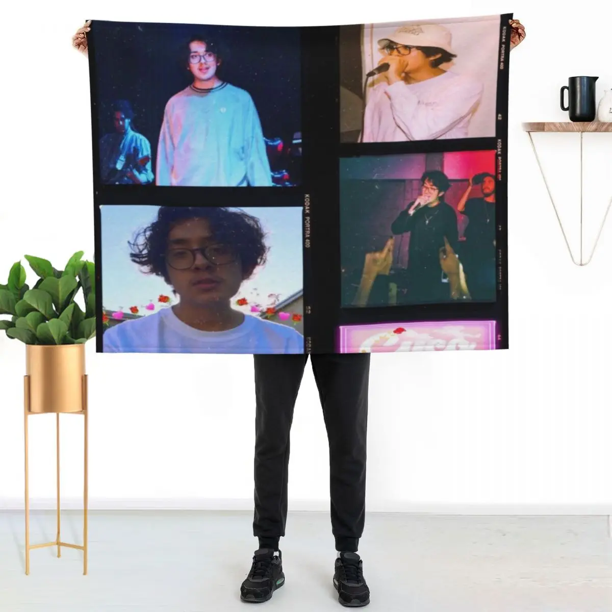

Cuco Collage Throw Blanket Soft Warm Blanket Gift for Men Women Adults