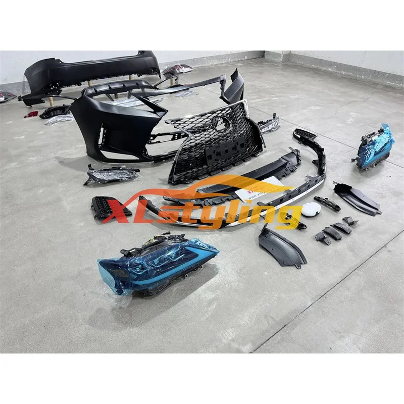 

High qualityXLstyling Car Conversion Facelift Front Grill Bumper Body Kit For RX350 2009 Upgrade to 2020-2022 with lights lamps