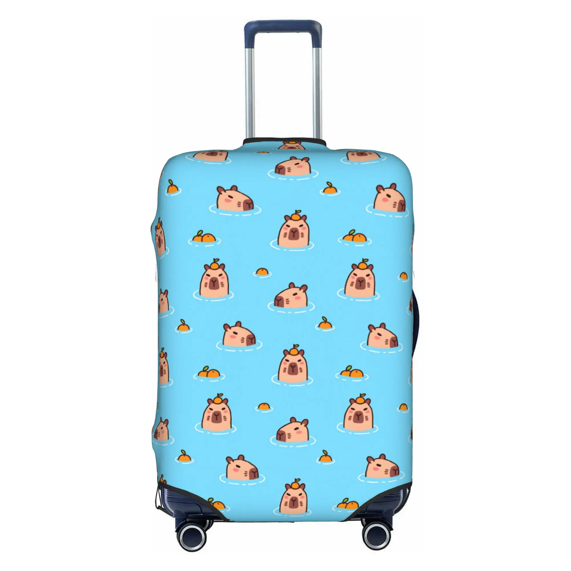Capybara Funny Colourful Creative  Luggage Cover Cute  Suitcase Protector Covers Suit For 18-32 inch