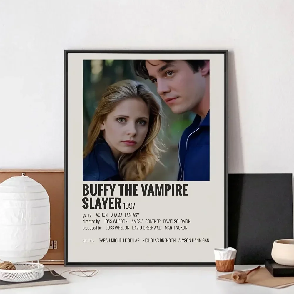 Buffy The Vampire Slayer Poster No Framed Poster Kraft Club Bar Paper Vintage Poster Wall Art Painting Bedroom Study Stickers