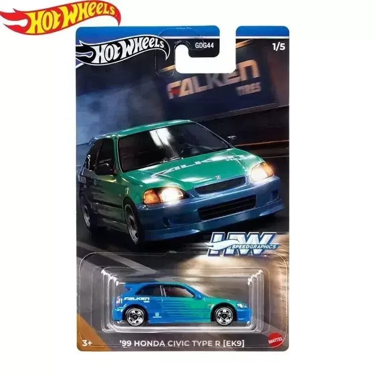 Original Hot Wheels Car Model Speed Graphics Honda Civic Big Air Mazda Porsche Range Rover Toys for Boys 1/64 Vehicle Collection