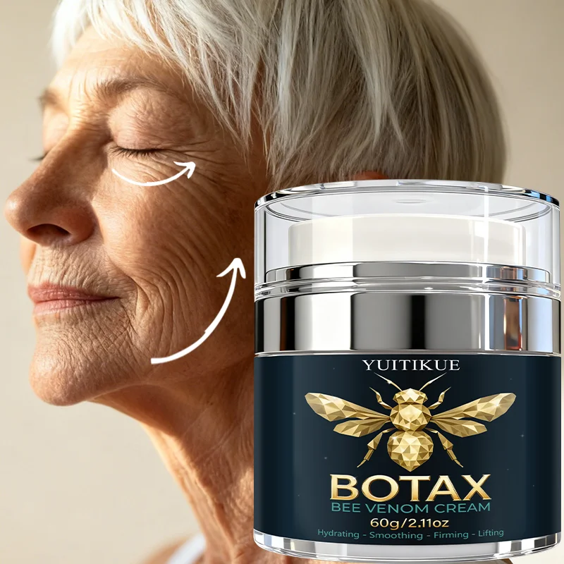 كريم سم النحل - تركيبة مرطبة تحتوي على الكولاجين وحمض الهيالورونيك والريتينول، تحسين مظهر الجفاف أ #1