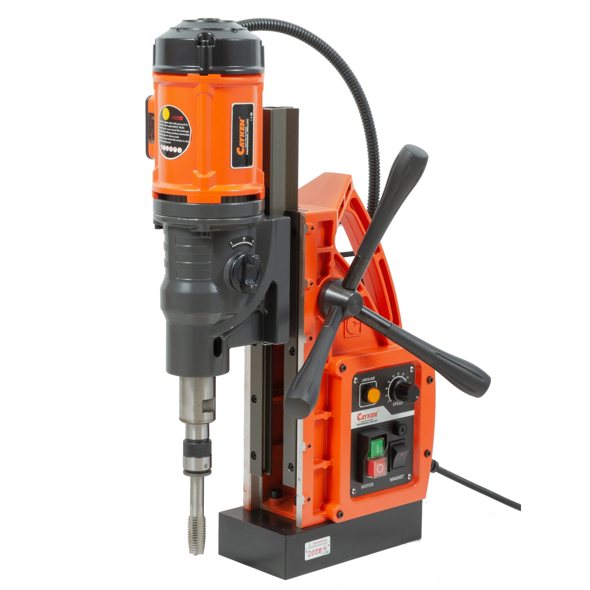 Speed Magnetic Drill to Drill  3 Gear 130mm 49*24*56cm 110V/220V Electricity 110/220V KCY-130/3WDO Single Speed