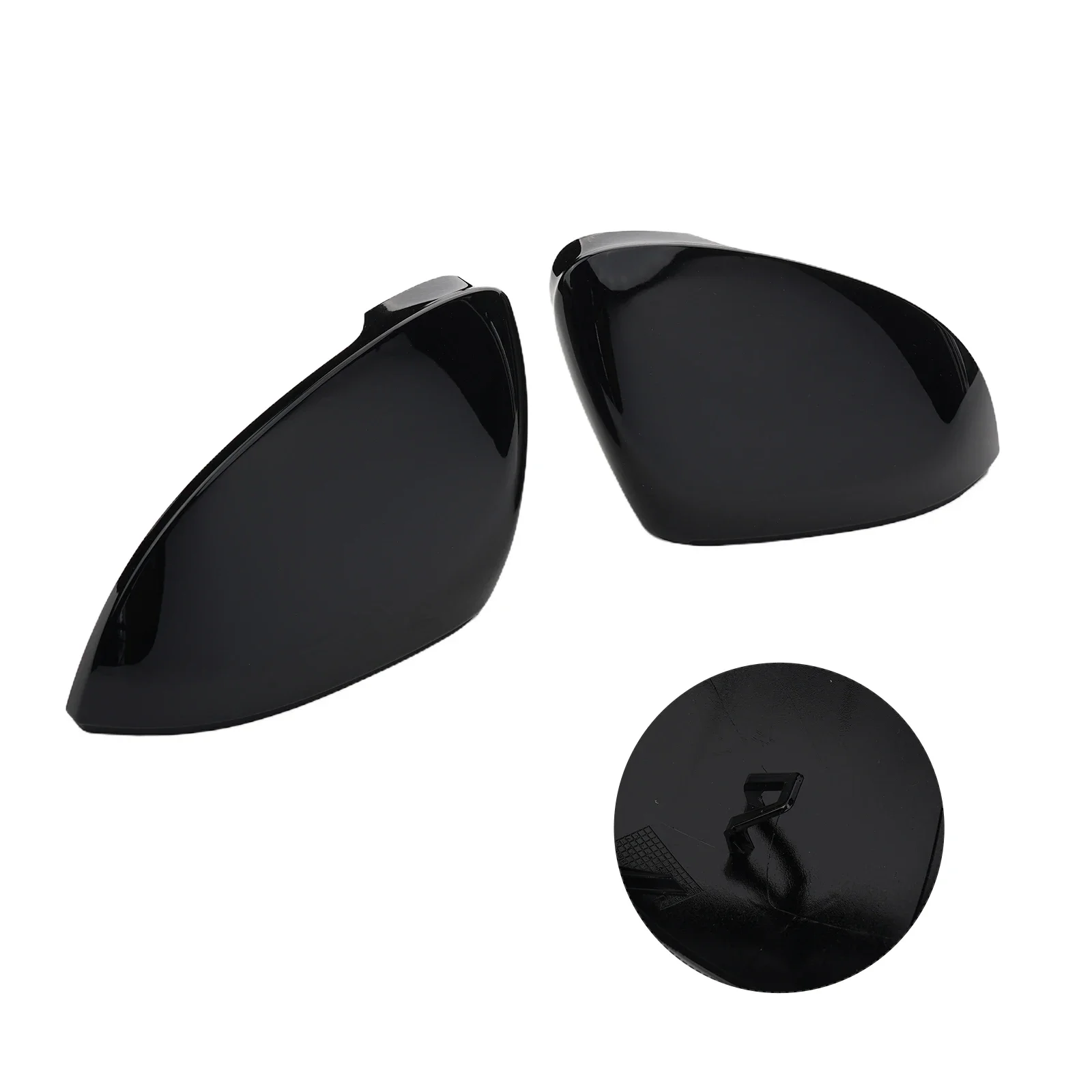 Brand New Car Spare Parts Rear View Mirror Cap Rear View Mirror Cap Cap Black Mirror Cover Rear View Side Mirror 1 Pair