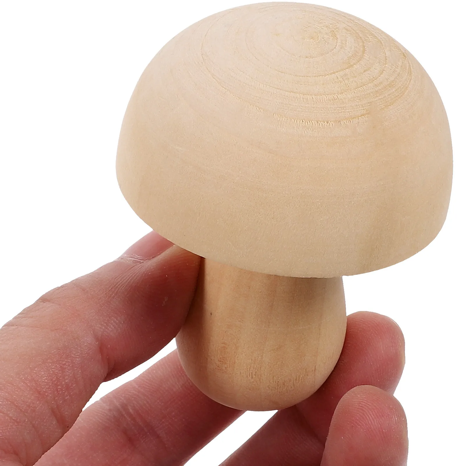 

12Pcs Wooden Small Mushrooms Miniature DIY Craft Decorations Durable Micro Landscape Garden Decor Mini Mushroom