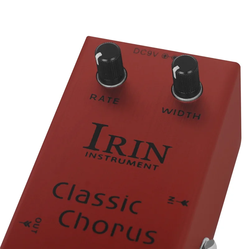 

IRIN An-09 Classic Chorus Guitar Effect Pedal Full Bodied Chorus 9V Adapter Included True Bypass