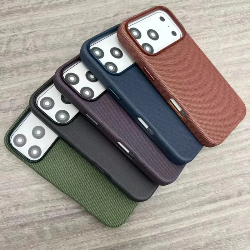 公式TechWovenビジネス磁気ケース Apple iPhone 17 Pro Max用 Magsafeワイヤレス充電対応 耐衝撃保護カバー