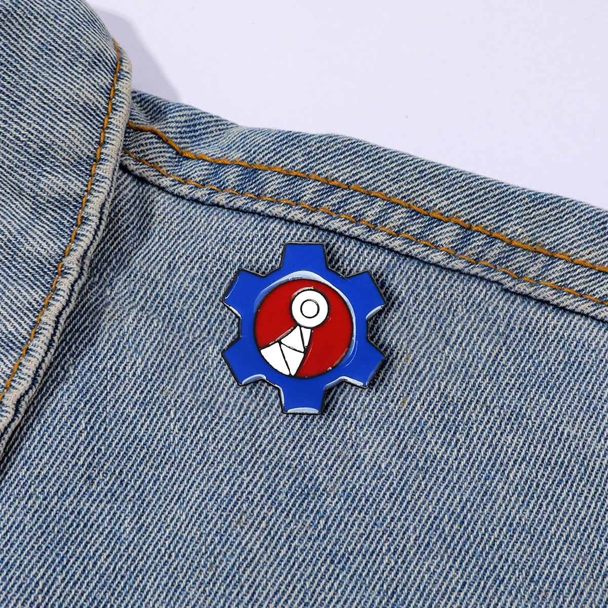Broche de Esmalte de Anime Sk8, Insignia Metálica con el Logotipo de Kyan Reki, Pin de Solapa, Accesorio de Cosplay, Joyería, Regalo para Amigos
