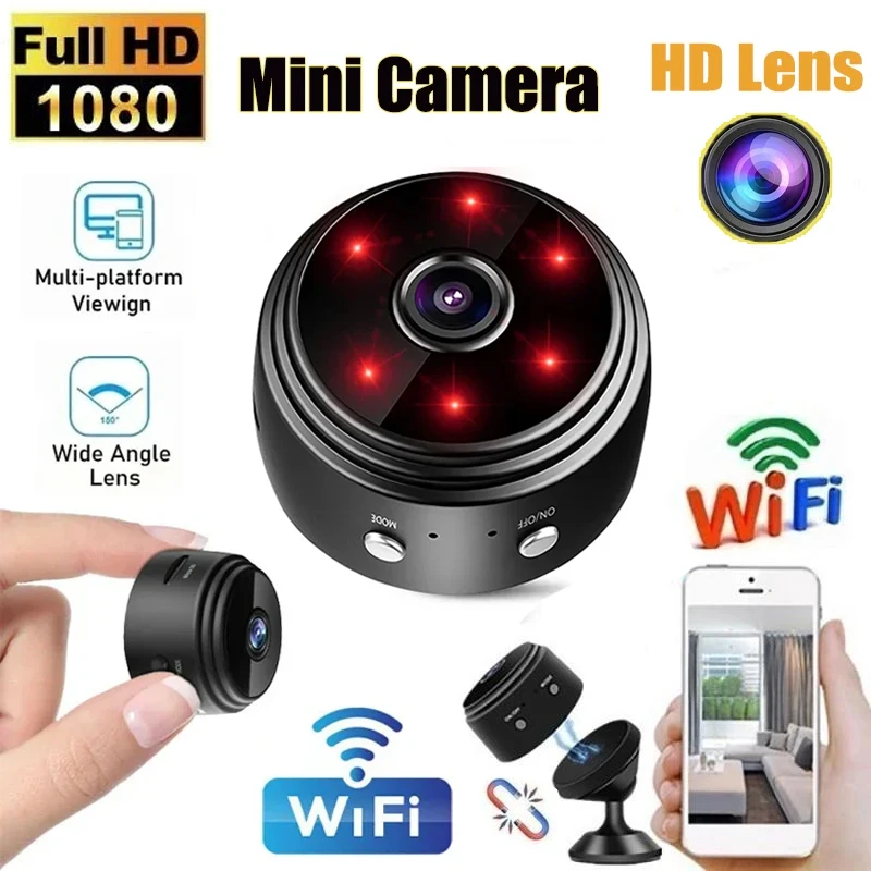 mini camera de vigilancia sem fio camera a9 1080p hd monitoramento sem fio protecao de seguranca noturna monitor remoto cameras wifi casa inteligente 01