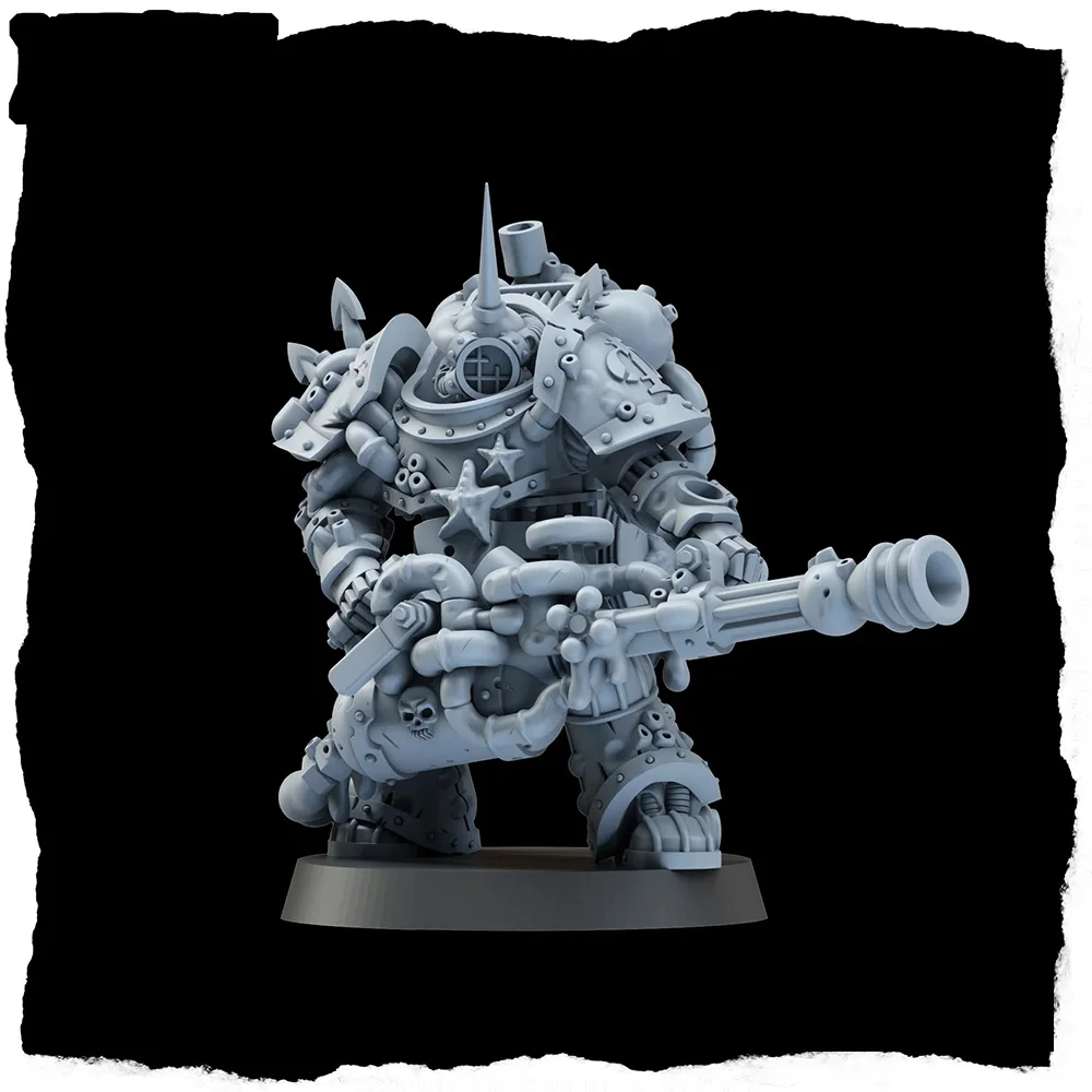 Fetid Dredge Flammer Miniatur, Figur, Space Walker, Plasma pistole, HD 3D gedrucktes Harz modell, Action Guard Proxy Wargame