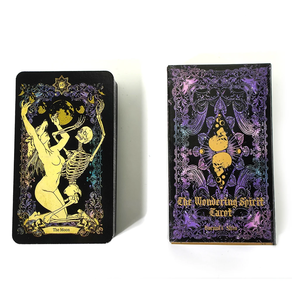 Wandering Spirit Tarot Deck Villains Tarot Deck Traditional 78-Card With Pdf Guidebook for Beginners Divination Card Game