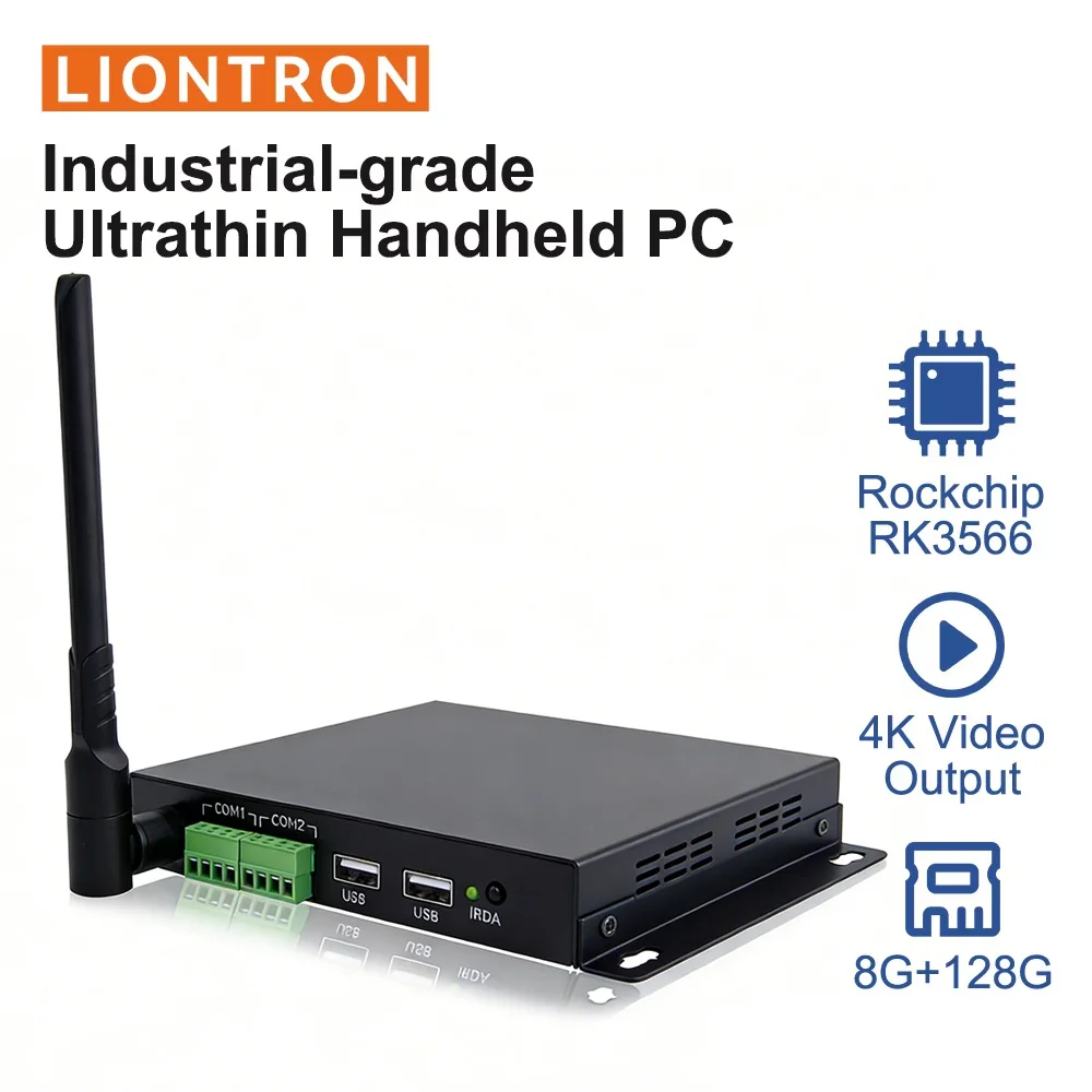 Liontron Rockchip RK3566 Embedded Compact HS-3566 Computer Mini PC Android Linux tablet Support HD-MI Input Output 4K HD Display