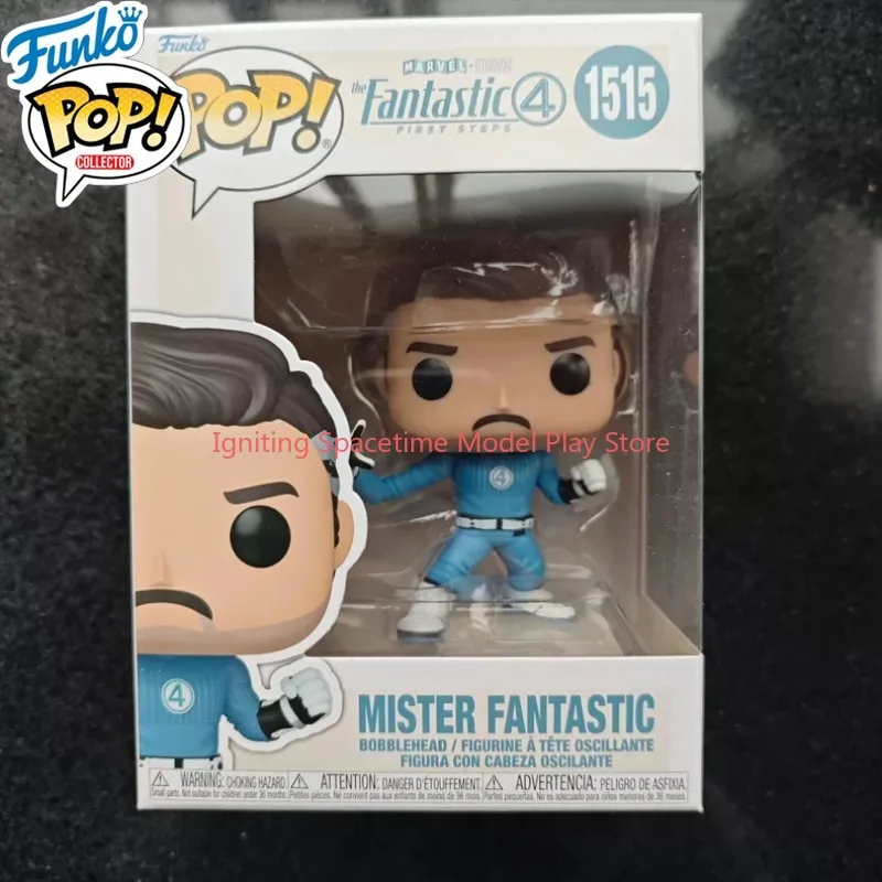 Funko Pop! Figuras de Acción de Marvel: Mister Fantástico, Mujer Invisible y Antorcha Humana, Regalo para Niños y Niñas, Modelo Coleccionable, Adornos