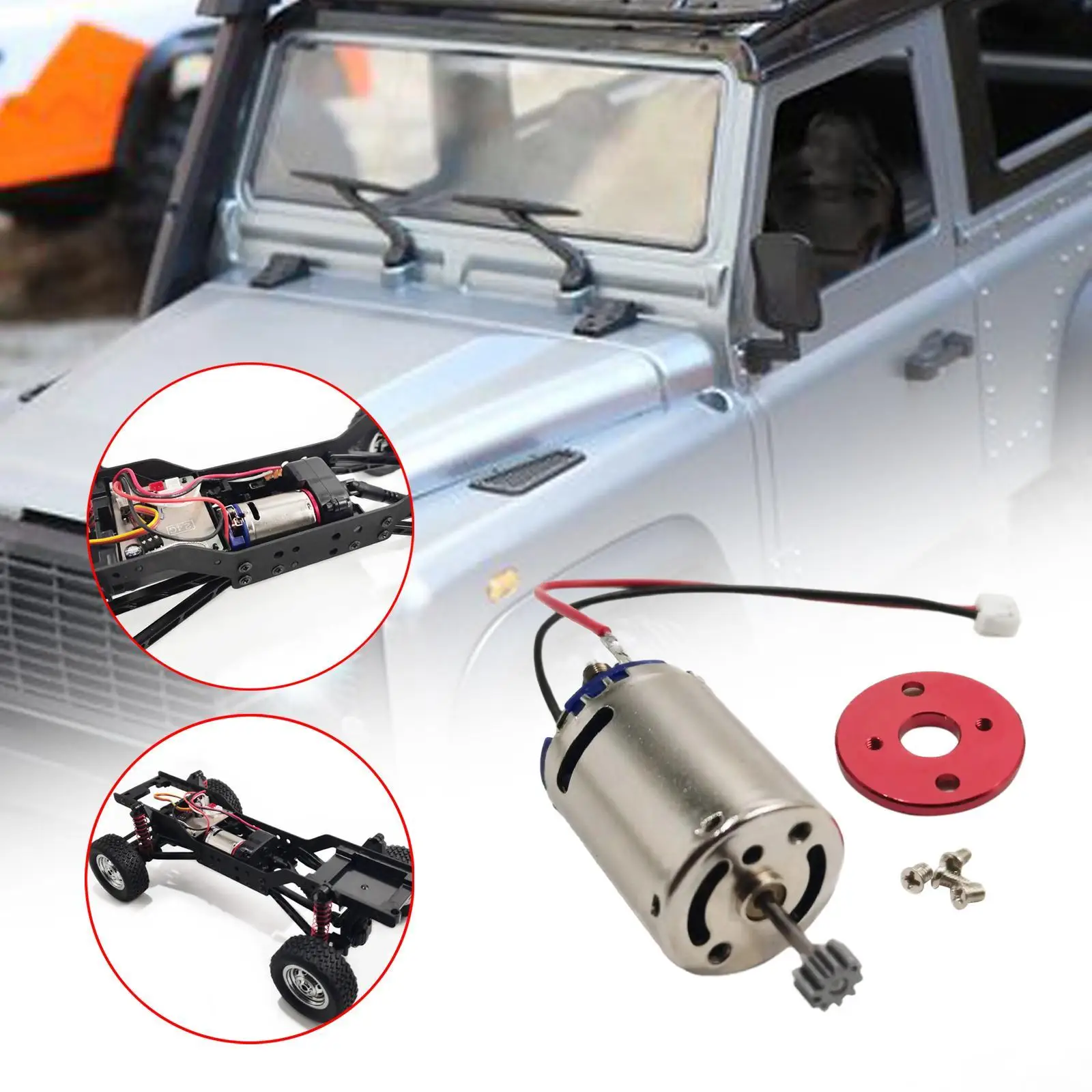 

Комплект металлических запасных частей для двигателя радиоуправляемой машины, мощный, 21000 об/мин, для модификации и замены, для моделей MN78 MN82 1/12, для краулеров, хобби-машинок, игрушечных автомобилей