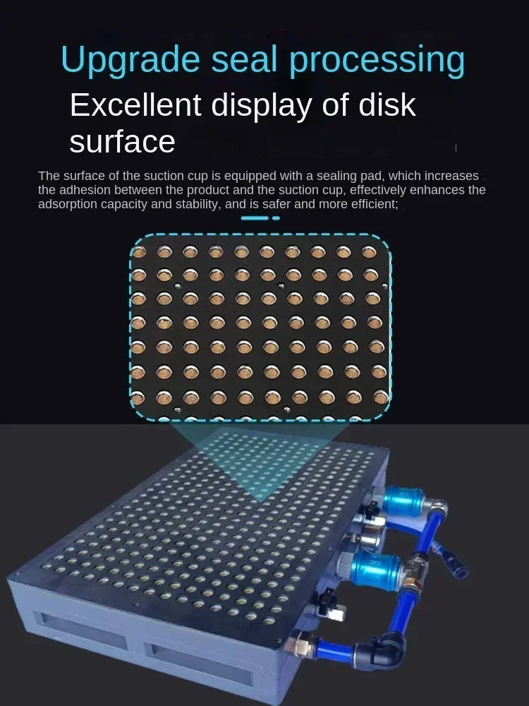 Cross-borderNo Sealing Strip Vacuum Sucker CNC Machining Center Through Hole Suction Surface