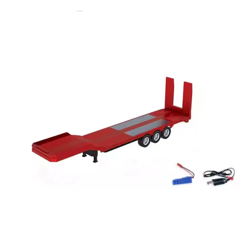 Huina 1501 RC Auto 770S RC Legering Tractor Truck 1/18 19CH 2.4G Techniek Trailer Truck met Licht en Geluid Speelgoed voor Jongens Geschenken