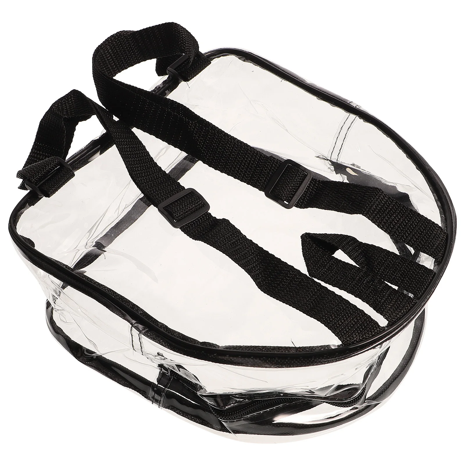 Clear Backpack Heavy Duty Transparent PVC Lightweight Durable Shoulder Bag for School Travel Festival Essentials