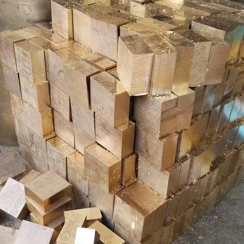 1 шт. нож DIY материал бронзовый блок пластина 50*50*10 мм медный лист на заказ