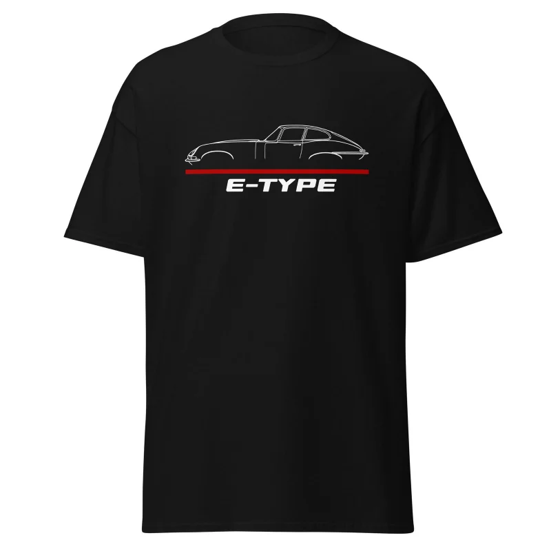 

2025 Men summer T Shirt Casual T-shirt E-Type Car Enthusiast T-shirt Summer 100% Cotton Cool Tee S-3XL