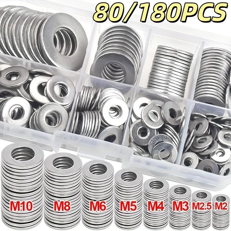 80/180PCS Stainless…