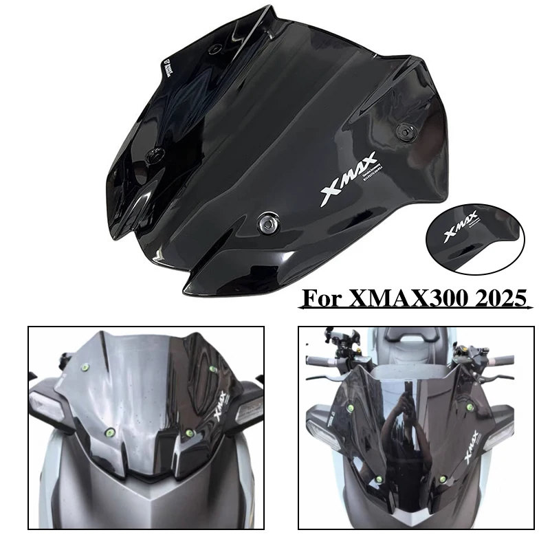 

For Yamaha XMAX300 xmax 300 X-MAX 300 2025- Motorcycle Sports Windshield Windscreen Wind Deflectors Viser Visor Modified