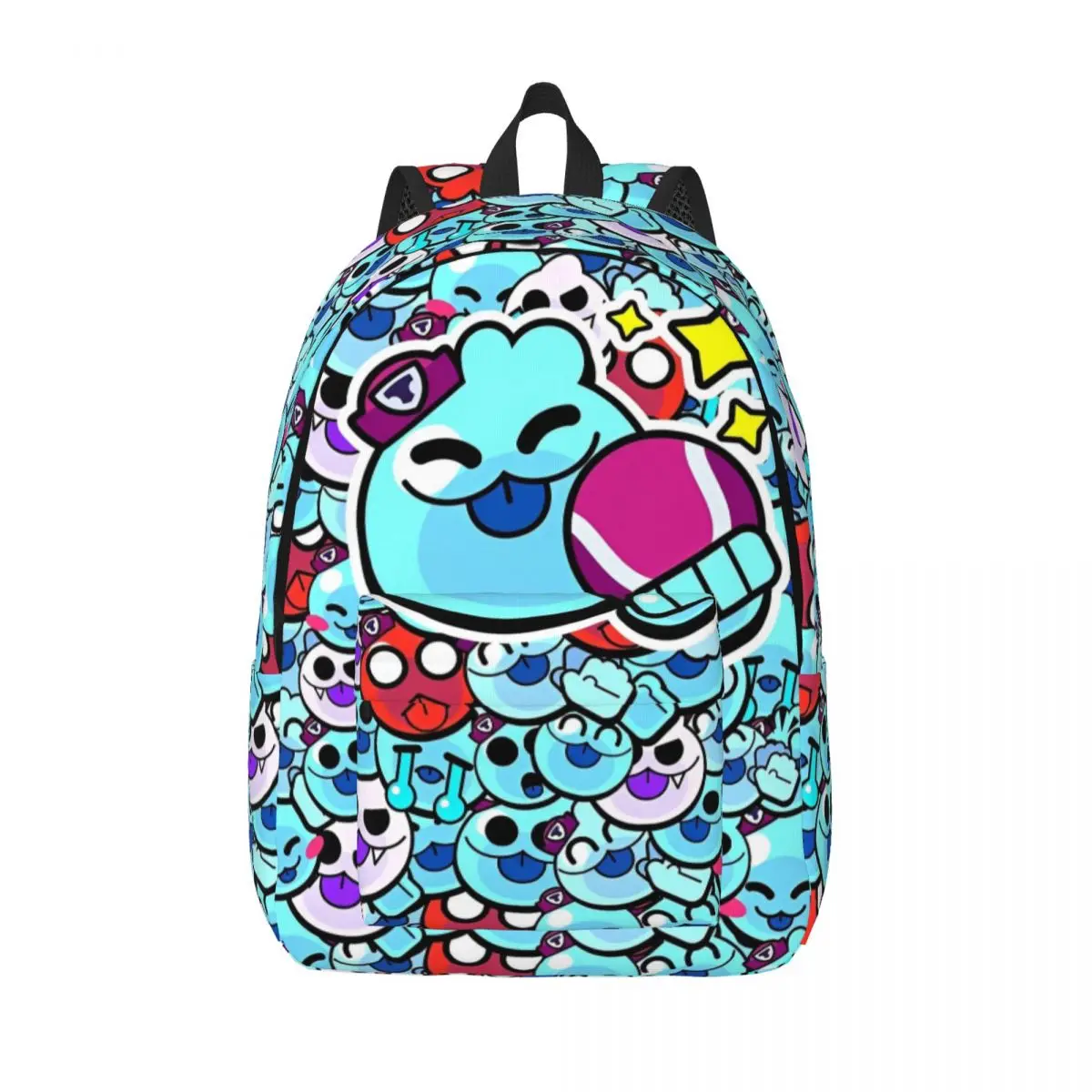 

Brawled Squeak Backpack Elementary High College School Student Game Cartoon Bookbag Men Women Daypack Outdoor