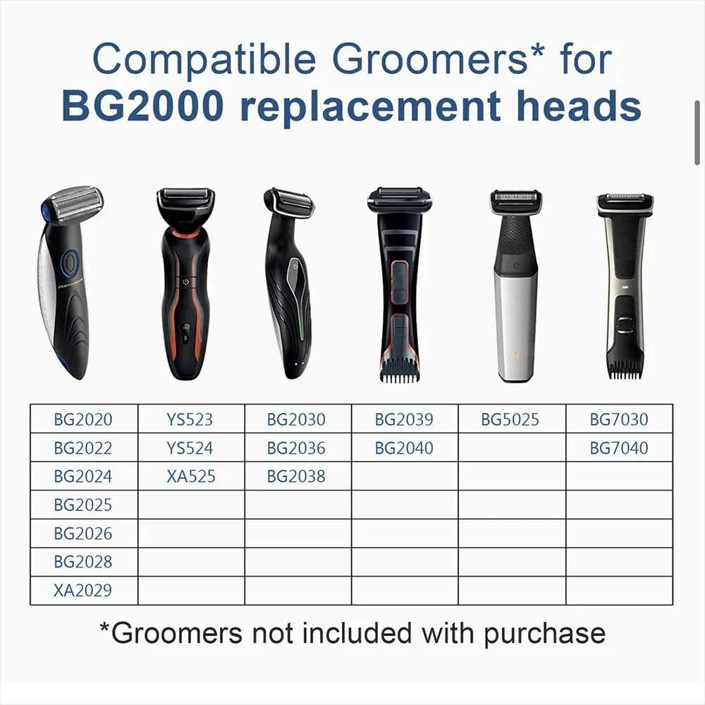 ماكينة تشذيب رأس ماكينة حلاقة بديلة لـ Bodygroom BG2024 BG2036 BG3015 3010 TT2000 TT2021 Shp9500 Ys534 #6