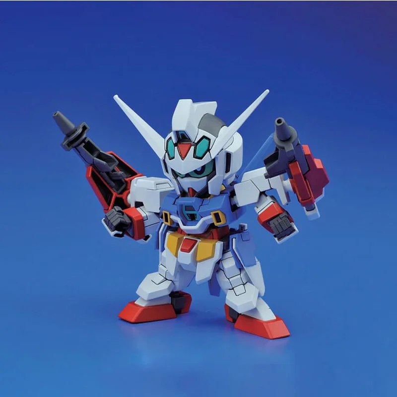 バンダイ本物のガンダムモデルキットアニメフィギュア SD BB AGE-2 ダブルバレットコレクションガンプラアニメアクションフィギュアおもちゃ子供のため
