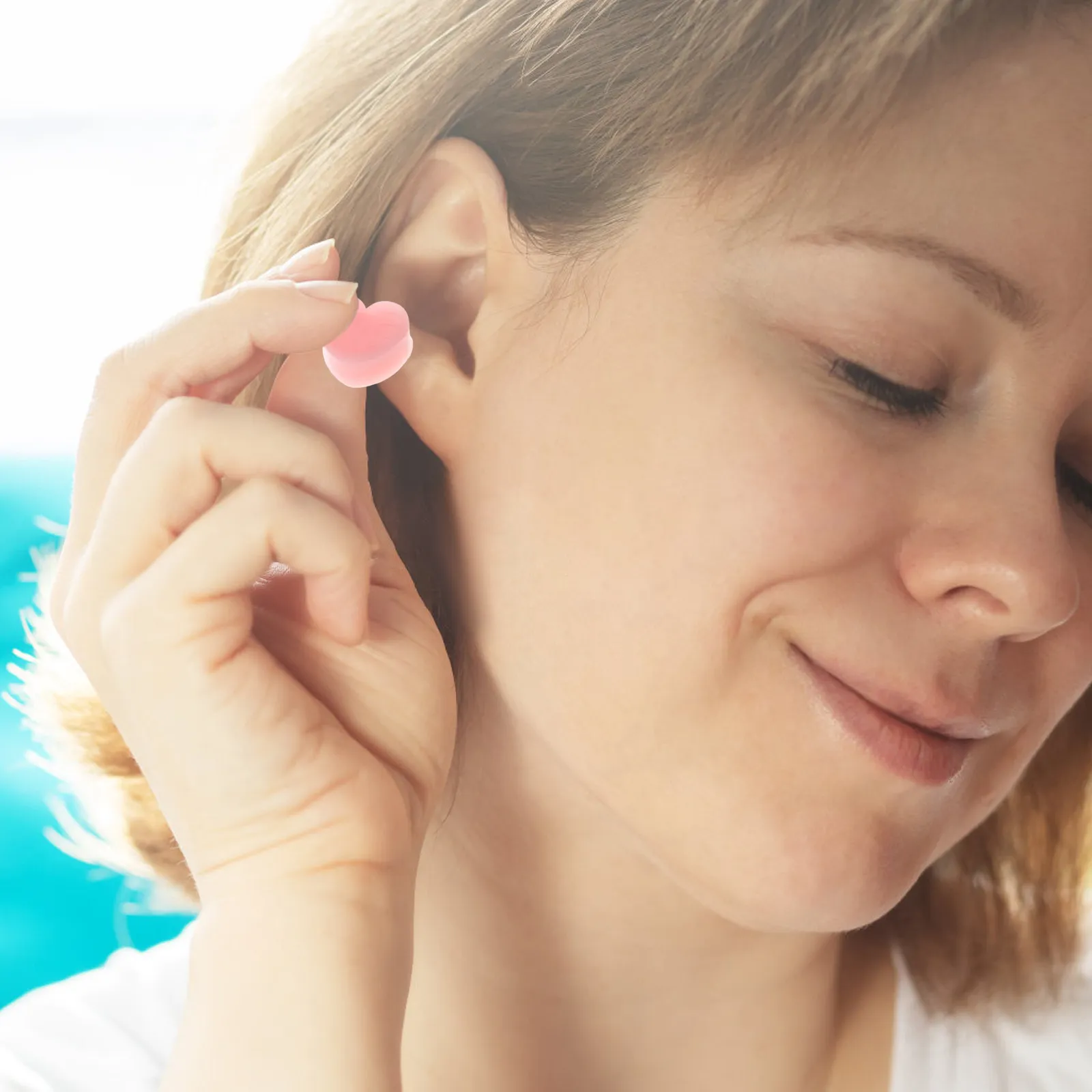 12Pcs Comfort Fit Silicone Ear Plugs Sleeping Earplugs Noise Cancelling Sound Blocking Ear Protection Waterproof Swimmers
