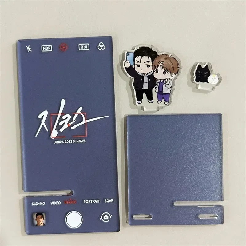 Jinx Key Chains Man Mobile Phone Holder Stand for IPhone Kim Dan Korea Anime Adjustable Joo Jaekyung Holder Cell Desk Gift