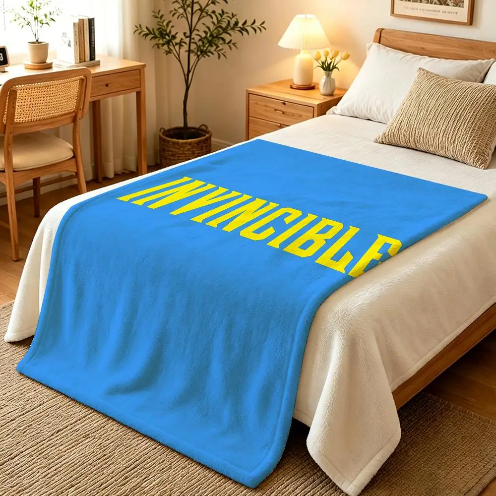 Series Superhero Invincible Throw Blankets Soft Warm Flannel Blanket Bedding for Bed Living room Home Sofa